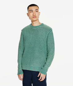 Выцветший свитер с круглым вырезом Aeropostale, зеленый