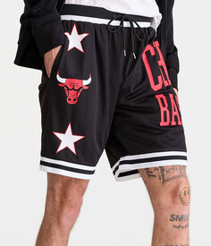Сетчатые шорты Chicago Bulls 8 дюймов Aeropostale, черный