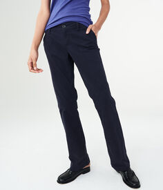 Равномерные брюки из твила с пышными формами Aeropostale, синий