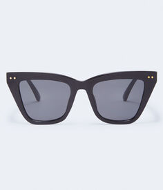 Угловые солнцезащитные очки Cateye Aeropostale, черный