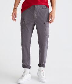 Узкие брюки-карго Aeropostale, серый