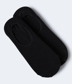 Комплект из 2 однотонных носков-неявок Aeropostale, черный