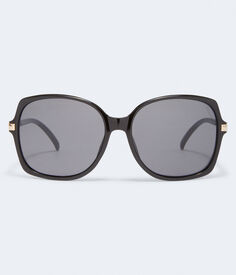 Большие квадратные солнцезащитные очки Aeropostale, черный