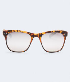 Матовые солнцезащитные очки черепаховой расцветки Waymax Aeropostale, коричневый