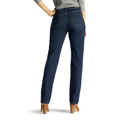 Женские прямые джинсы Lee Instantly Slims с высокой талией Lee