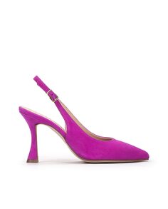 Женские фиолетовые замшевые туфли с пяткой на пятке Pedro Miralles, фиолетовый