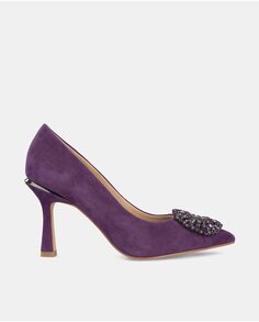 Женские кожаные туфли с острым носком Alma en Pena, фиолетовый