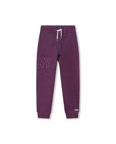 Спортивные брюки с соответствующим логотипом на штанине DKNY, фиолетовый