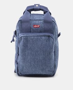 Мини-рюкзак из хлопкового денима голубого цвета Levi&apos;s, светло-синий Levis