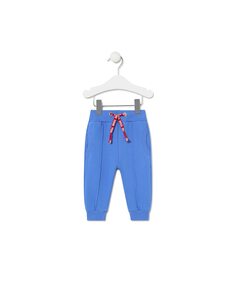 Однотонные спортивные брюки из хлопка Tous, синий