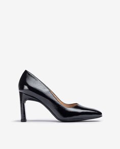 Женские кожаные туфли с квадратным носком Unisa, черный