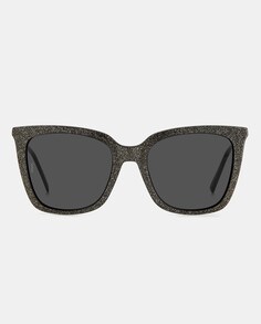 Черные квадратные женские солнцезащитные очки из ацетата Missoni, черный