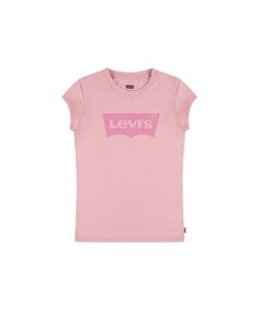 Футболка с коротким рукавом для девочки Levi&apos;s, розовый Levis