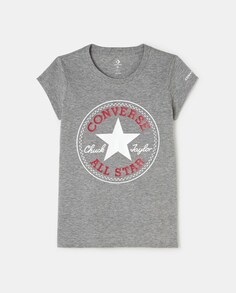 Футболка для девочки Converse, серый
