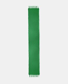 Прямоугольный зеленый шарф в клетку Desigual, зеленый