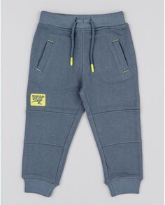 Спортивные штаны для мальчика с карманами и кулиской Losan, темно-синий