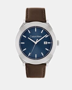 Progressive 25200200 Коричневые кожаные мужские часы Calvin Klein, коричневый