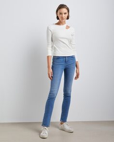 Женские джинсы с заклепками по бокам Easy Wear, индиго