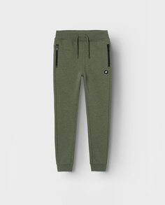 Спортивные брюки для мальчика с регулируемой талией name it, темно-зеленый