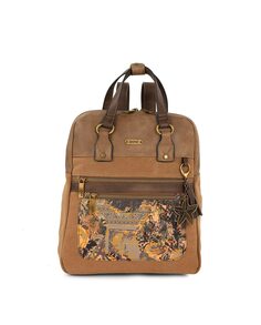 Коричневый женский рюкзак Florencia на молнии SKPAT, коричневый