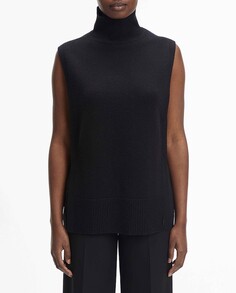Женский свободный открытый жилет Calvin Klein, черный