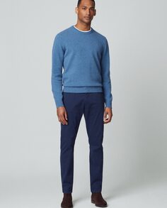 Обычные мужские брюки с пятью карманами темно-синего цвета Hackett, темно-синий