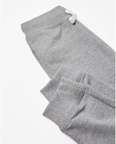 Спортивные брюки для мальчика с кулиской и ребристым краем Zippy, серый