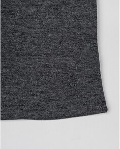 Однотонная серая футболка для девочки Losan, серый