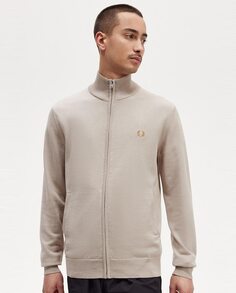 Однотонный мужской кардиган на молнии Fred Perry