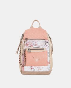 Женский противоугонный рюкзак с принтом спереди Ventis, розовый