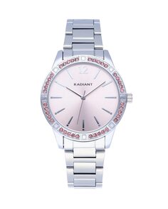 Женские часы блестящие пастели RA566202 со стальным и серебряным ремешком Radiant, серебро