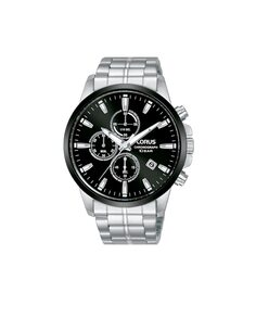 Мужские часы Sport man RM385HX9 со стальным и серебряным ремешком Lorus, серебро