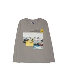 Серая трикотажная футболка для мальчика Tuc tuc, серый