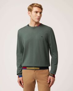 Мужской зеленый свитер с круглым вырезом Harmont&amp;Blaine Harmont&Blaine
