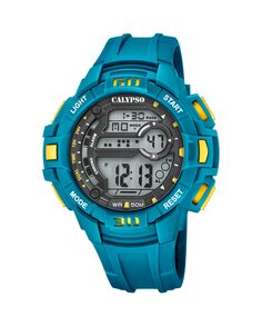 K5836/2 Digital For Man синие резиновые мужские часы Calypso, синий