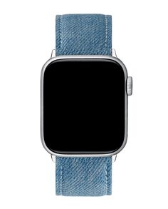 Ремешок Apple Watch из светло-голубой джинсовой ткани Aristocrazy, синий