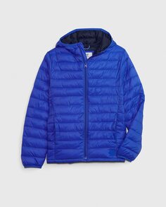 Однотонная стеганая куртка для мальчика Gap, синий