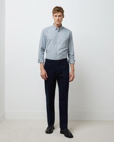 ESSENTIAL мужские традиционные брюки из эластомерного хлопка Dustin, темно-синий