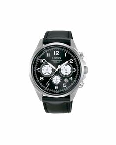 Мужские часы Sport man RT311KX9 из кожи и черного ремешка Lorus, черный