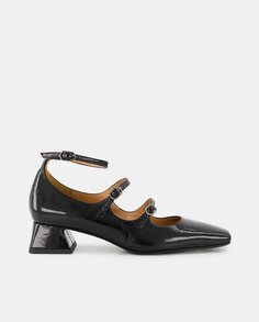 Женские кожаные туфли на каблуке Latouche, черный