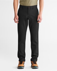 Узкие мужские брюки чинос черного цвета Timberland, черный