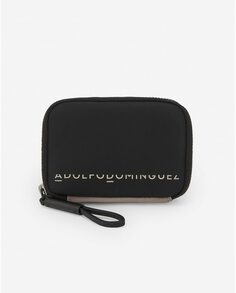 Женский кошелек Adolfo Dominguez, маленький кошелек, 100% переработанный, черного цвета Adolfo Dominguez, черный