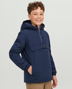 Легкий анорак для мальчика Jack &amp; Jones, темно-синий