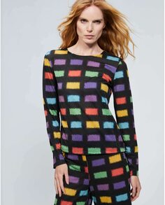 Разноцветный женский свитер с длинными рукавами Georges Rech París, мультиколор