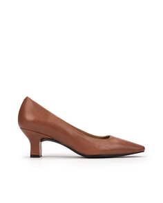 Женские кожаные туфли с острым носком Pedro Miralles, коричневый