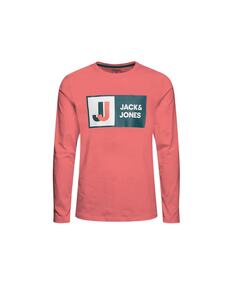 Футболка для мальчика с длинным рукавом Jack &amp; Jones, коралловый