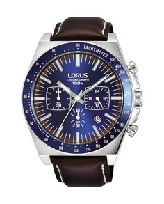 Мужские часы Sport man RT357GX9 из кожи и коричневого ремешка Lorus, коричневый