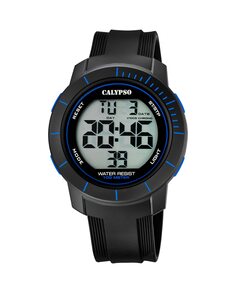K5839/3 Color Splash Черные резиновые мужские часы Calypso, черный