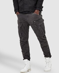 G-Star Raw Rovic Zip 3D серые мужские брюки-карго зауженного кроя G-Star Raw, серый