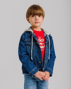 Хлопковая куртка для мальчика темно-синего цвета La Ormiga, темно-синий